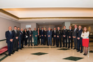 Trofeos de la Seguridad. Foto de los premiados.