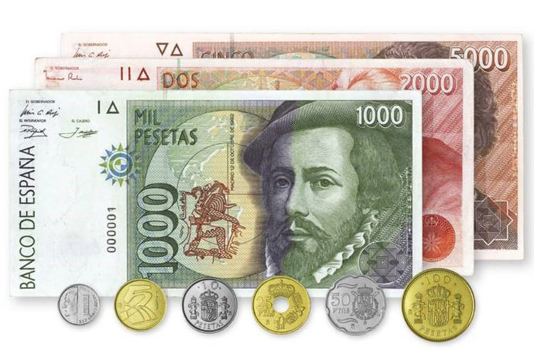 pesetas