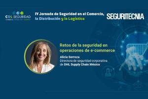 IV Jornada de Seguridad en el Comercio, la Distribución y la Logística. Alicia Sorroza, directora de seguridad corporativa de DHL Supply Chain México