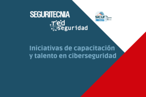 Mar López, representante de Woman4cyber; Casimiro Nevado, inspector Policía Nacional y representante de Ciberwall; José Luis González Morales, Comandante de la Guardia Civil, responsable institucional del proyecto Ciberleague y Juanjo Arenas, redactor de Seguritecnia y Red Seguridad, como moderador.