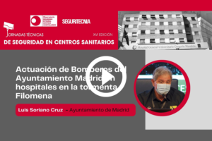 Luis Soriano Cruz (Ayuntamiento de Madrid): actuación de bomberos del Ayuntamiento Madrid en hospitales en la tormenta Filomena