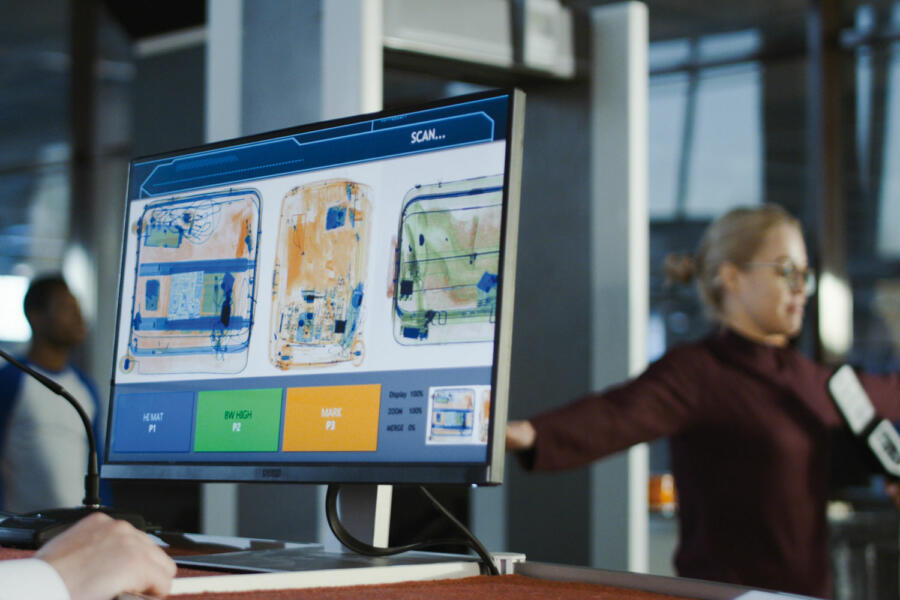 Control de accesos, control de equipaje, seguridad en aeropuertos